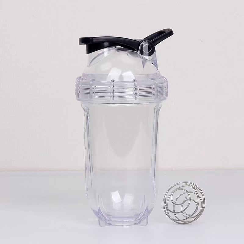 500ml transparet shaker bottle
